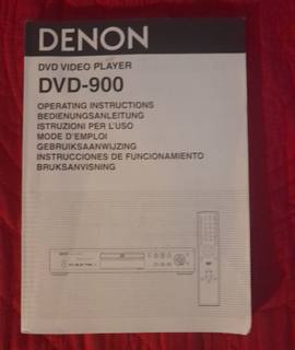 HiFi, Video, Photo une notice DVD 900 DENON
