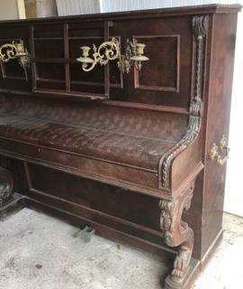 Instruments de musique piano a ame en bois