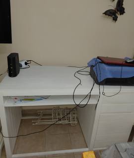 Informatique grand bureau blanc etat impeccable