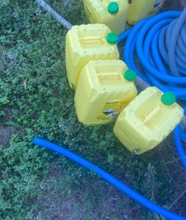Jardinage bidon plastique