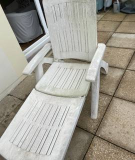 Jardinage chaise longue jardin