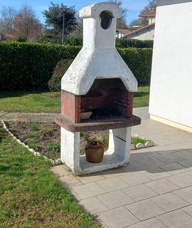 Jardinage barbecue en beton