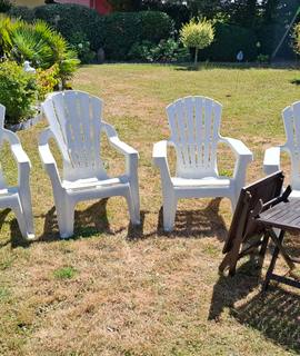 Jardinage fauteuils de jardin et tables bois pliables