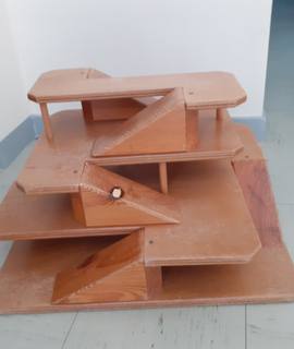 Jeux, Jouets garage en bois