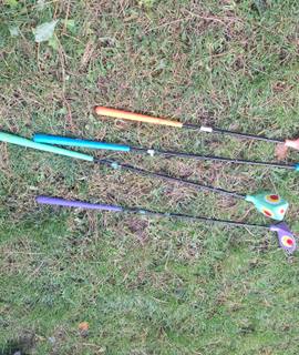 Jeux, Jouets 4 mini-cannes de golf pour enfants