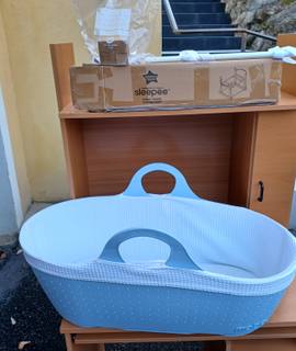 Literie couffin bébé avec structure de montage en berceau