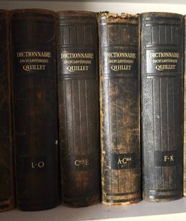 Livres-Revues encyclopédie Quillet 6 volumes