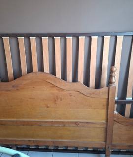 Literie structure lit en bois + Sommier