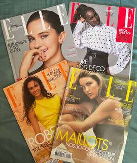 Livres-Revues Magazines « Elle » 2024