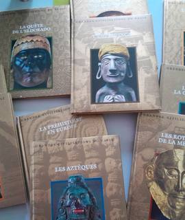 Livres-Revues collection de 10 livres "Les grandes Civilisations du passé"