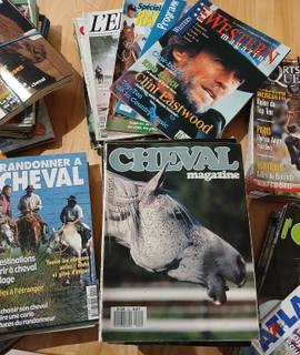 Livres-Revues magazines équitation