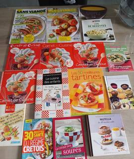 Livres-Revues 16 livres de cuisine