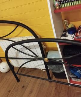 Literie cadre de lit fer forgé