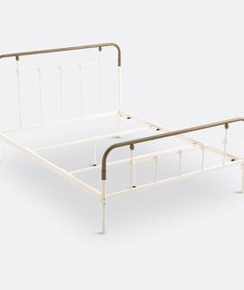 Literie structure de lit (démonté) en métal acier