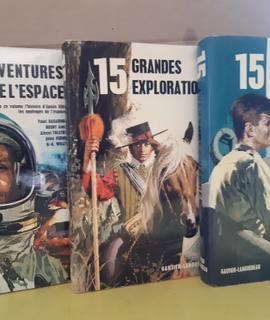 Livres-Revues 3 livres d'aventures