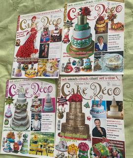 Livres-Revues lot 4 magazines cuisine chic cake deco