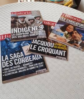 Livres-Revues collection de  magazines HISTORIA