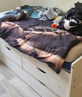 Literie 2 lits gigognes avec 4 matelas dans le 18eme
