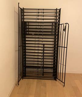 Literie lit double bon état avec toues les vis