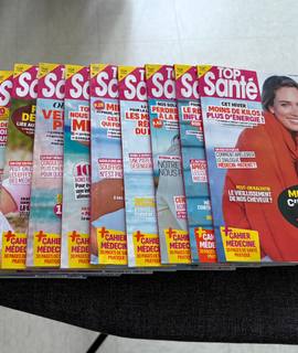 Livres-Revues lot de magazine Top Santé