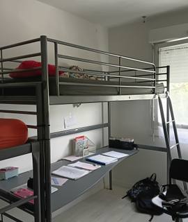 Literie lit mezzanine avec bureau