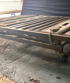 Literie lit double médicalisé avec matelas