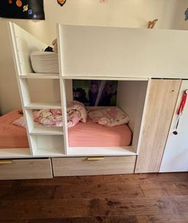 Literie lits superposés enfants