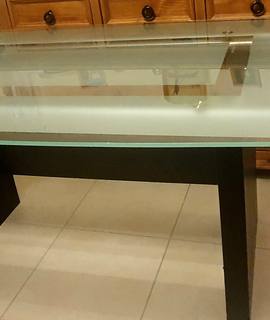 Meubles table en verre 6 pers