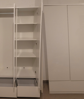 Meubles penderie blanche