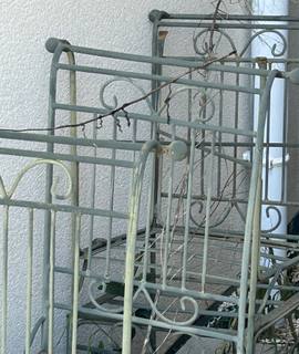 Meubles chaises fer forge