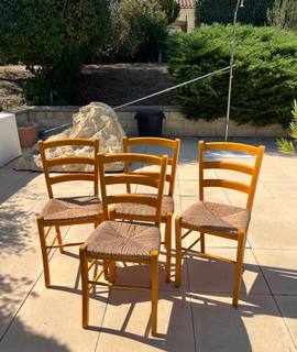 Meubles lot 4 chaises