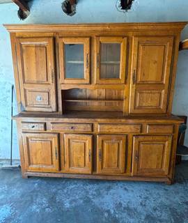 Meubles buffet vaisselier chêne massif
