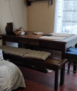 Meubles table bois massif