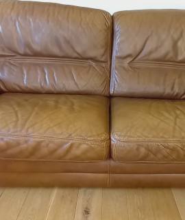 Meubles canape cuir 3 places