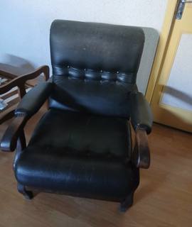 Meubles fauteuil en skaÏ vert foncé