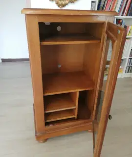 Meubles petit meuble porte vitrée