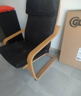 Mobilier fauteuil noir