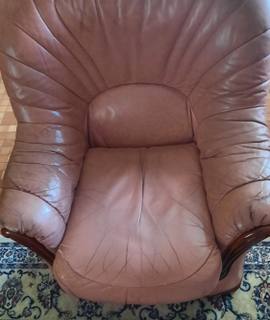 Meubles fauteuil en cuir