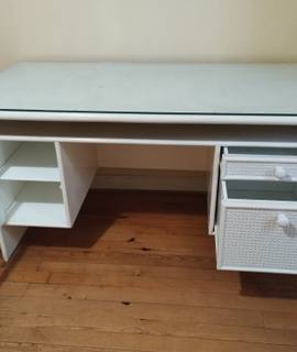Meubles grand bureau blanc