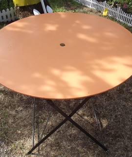 Meubles table de jardin ronde