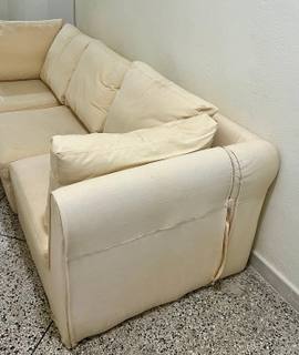 Meubles canapé blanc 3 places