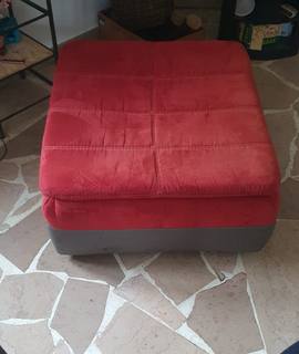 Meubles pouf en velours