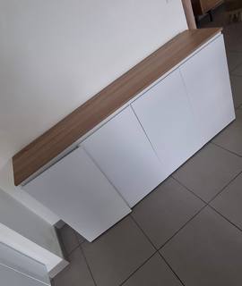 Meubles meuble rangement blanc