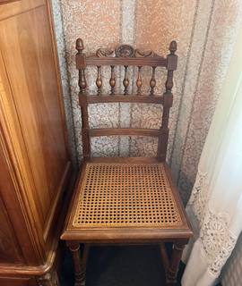 Meubles chaise assise canage