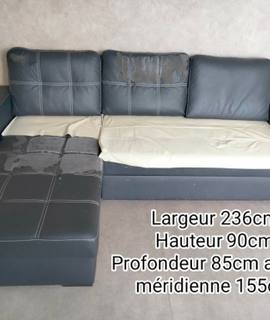 Meubles canapé avec Méridienne