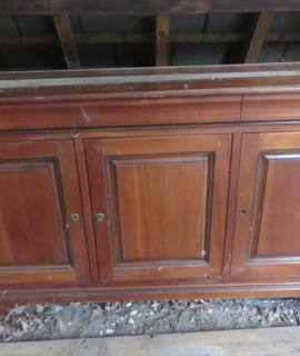 Meubles buffet 3 portes en merisier
