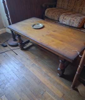 Meubles table basse bois massif