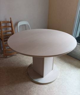 Meubles table ronde séjour avec rallonge