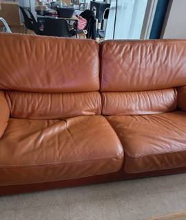Meubles canapé 2 places cuir