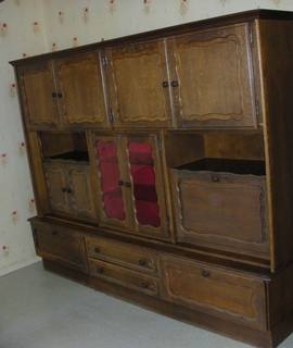 Meubles urgent déménagement. Donne meuble living chêne moyen